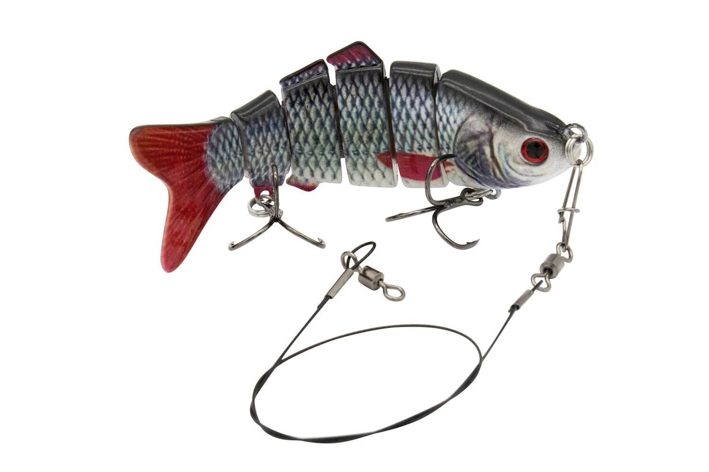 Wicked Compagnion | Swimbait Wobbler 2er Set | 10cm Barsch und Rotauge