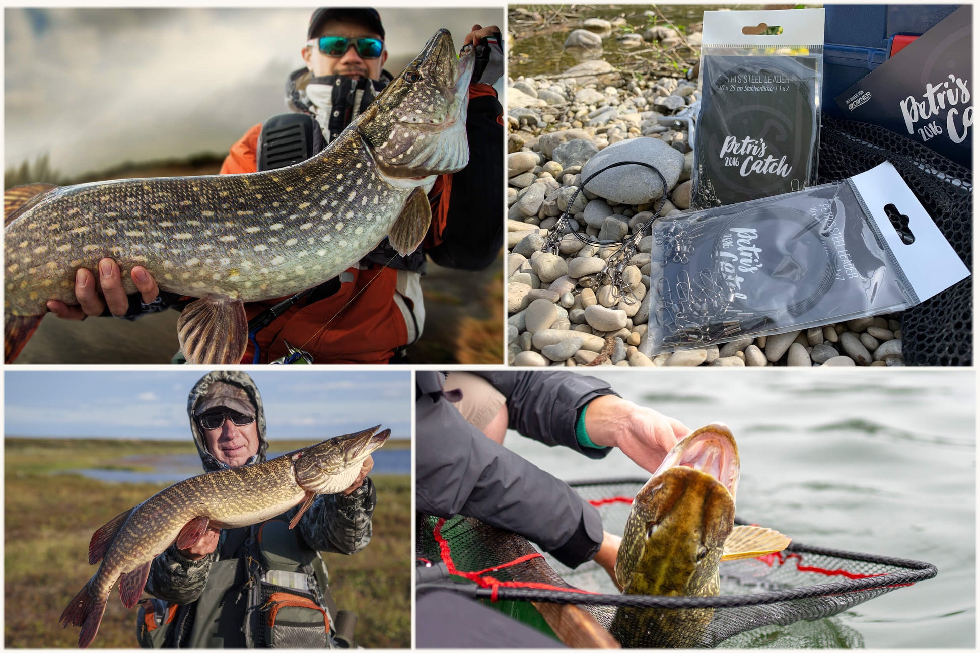 Stahlvorfach fuer Hecht angeln