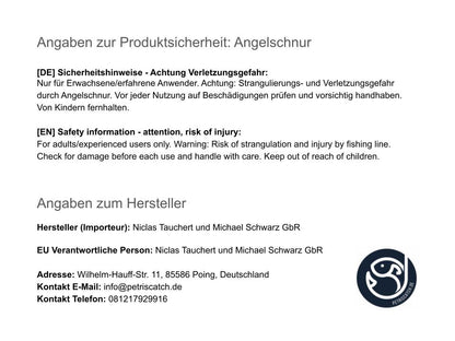9-fach geflochtene Angelschnur | 300m | 8kg - 20kg | 0,14mm - 0,28mm | für Hecht, Zander, Barsch, Forelle