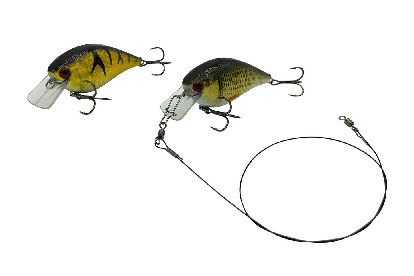 Bauchige Crankbait Hechtkoeder mit Vorfach