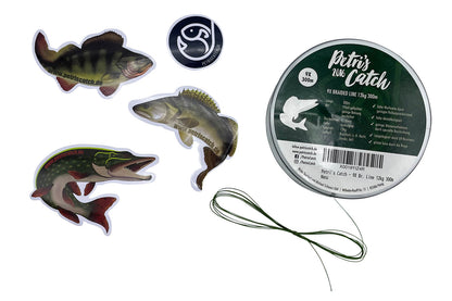 9-fach geflochtene Angelschnur | 300m | 8kg - 20kg | 0,14mm - 0,28mm | für Hecht, Zander, Barsch, Forelle