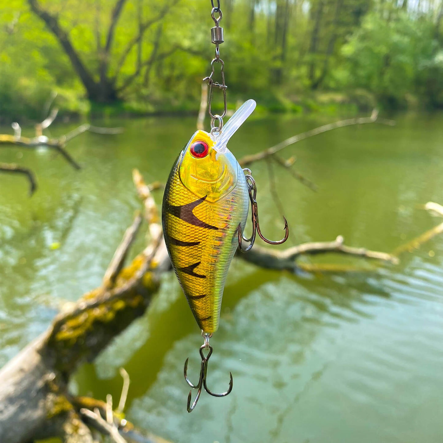 Crankbait Wobbler Set fuer Hecht angeln
