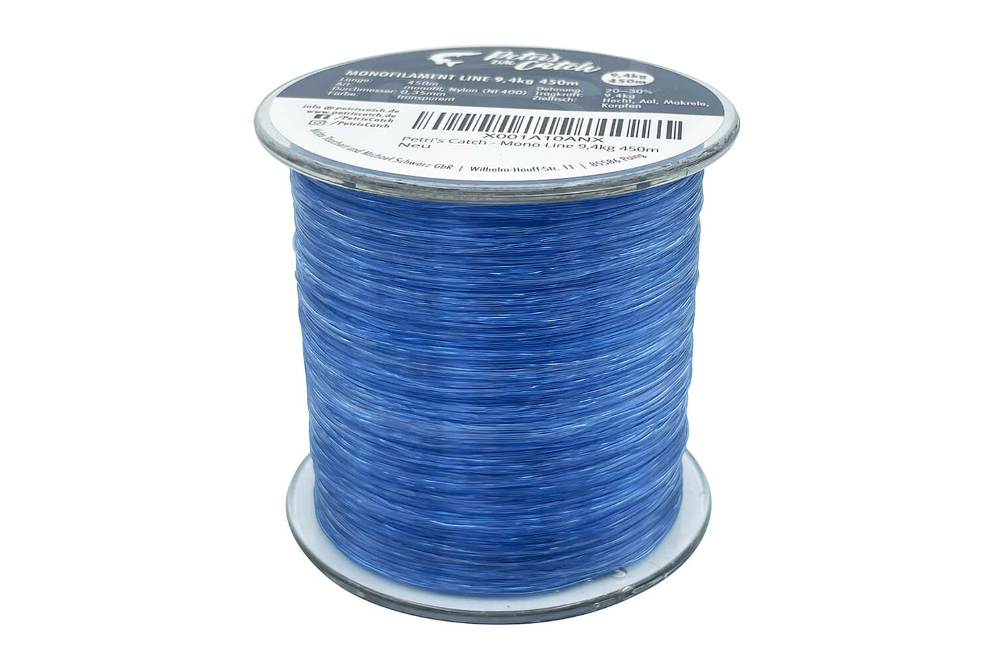Monofile Angelschnur | 450m | 3kg-12kg | 0,2mm-0,4mm | für Hecht, Zander, Barsch, Forelle