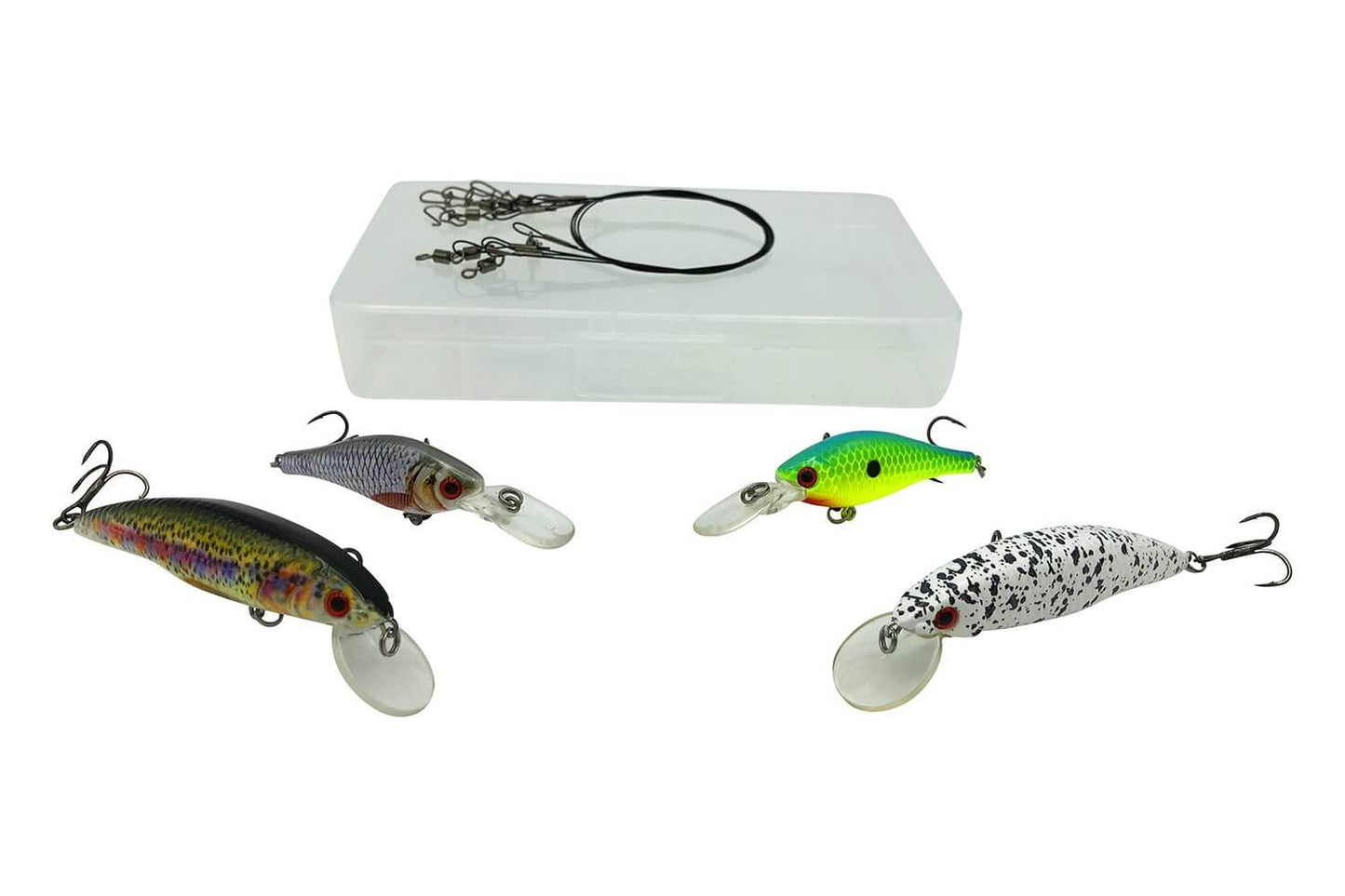 Tacklebox mit Wobbler Set fuer Hecht und Raubfisch
