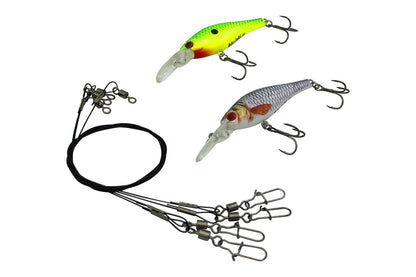 Firetiger Minnow Wobbler Set fuer Hecht und Raubfisch angeln
