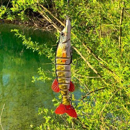 Mehrteiliger Hecht Swimbait aus Kunststoff im Set